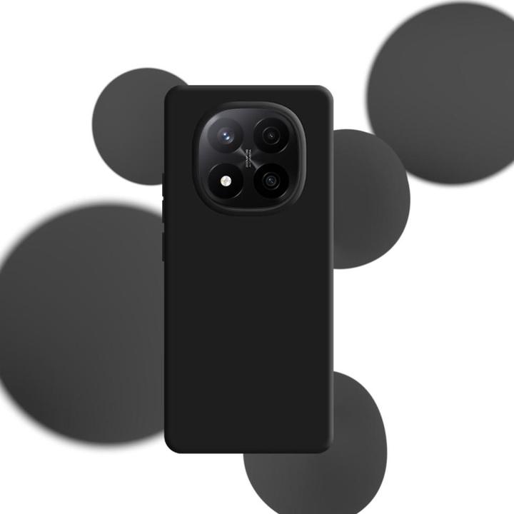 Actual product image 3MK Silicone Case for Xiaomi Redmi Note 14 Pro+ - black (Xiaomi Redmi Note 14 Pro+ 5G)