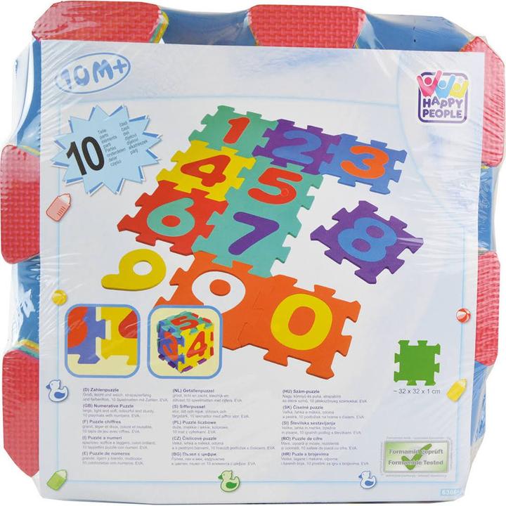 Immagine prodotto Happy People Tappetini puzzle con numeri (32 x 32 x 1 cm)