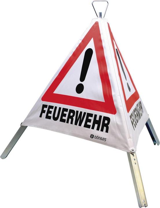 Productafbeelding Dönges Klapsignaal, 900 mm, daglicht fluorescerende verf, brandweer, ongeval, olielekkage