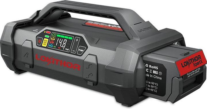 Image du produit Lokithor ApartX Starthilfegerät mit Kompressor LED & Powerbank (Ohne Batterie) (4000 A)
