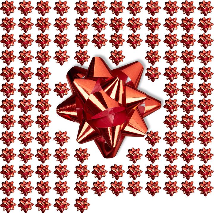 Actual product image Relaxdays Gift Wrapping Bows Set of 100