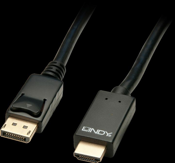Lindy DisplayPort — HDMI (Typ A) (5 m, HDMI, DisplayPort)