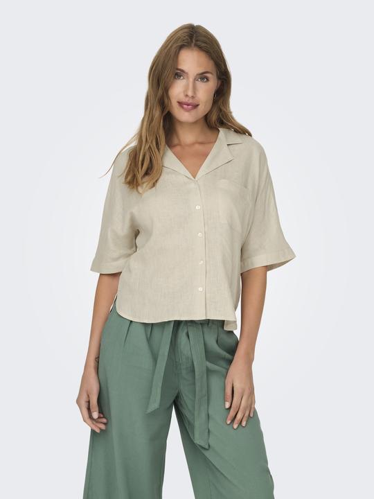 Immagine prodotto Only Vestibilità regolare Colletto da camicia Taglio voluminoso delle maniche Camicia da camicia (XS)
