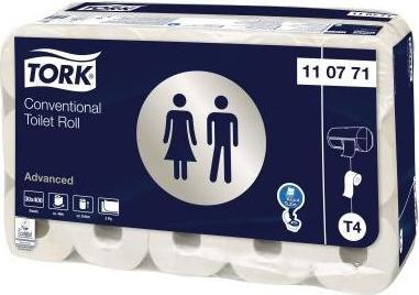 Actual product image Tork Toilet paper Advanced 2-ply Tissue white 400 Bl. 30 Rl./Pack. (30 x)