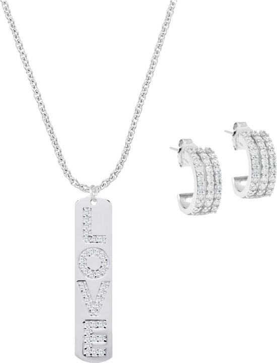 Candy Schmuckset LOVE, 925 Sterling Silber (925 Sterling Silber)