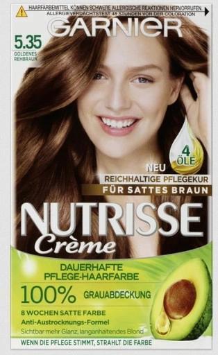 Aura Garnier Nutionse, 5,35 Tintura per capelli color fulvo dorato (Fulvo dorato)
