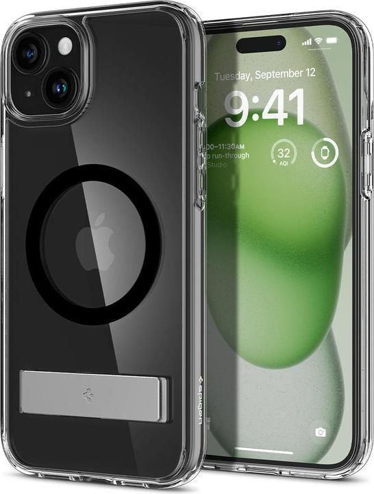Actual product image Spigen Ultra Hybrid S MagFit for iPhone 15 Plus Black (Apple iPhone 15 Plus)