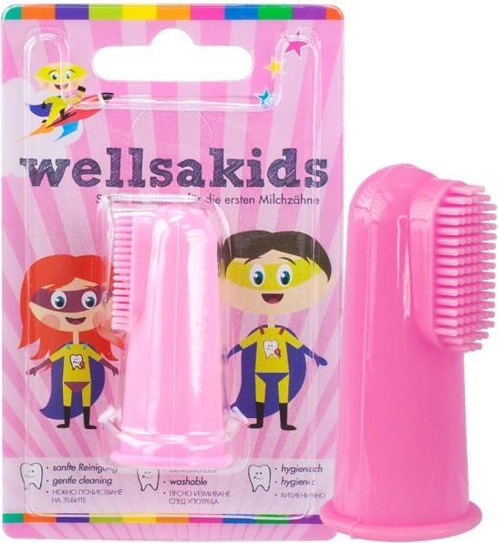 Actual product image Wellsamed Finger toothbrush for babies from (Soft, 1 x)