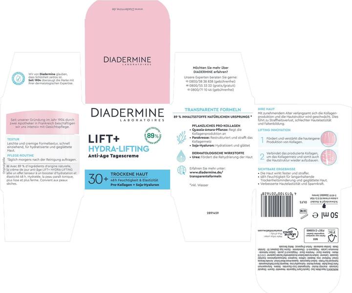 Actual product image Diadermine Lift+ Hydra-Lifting (50 ml)