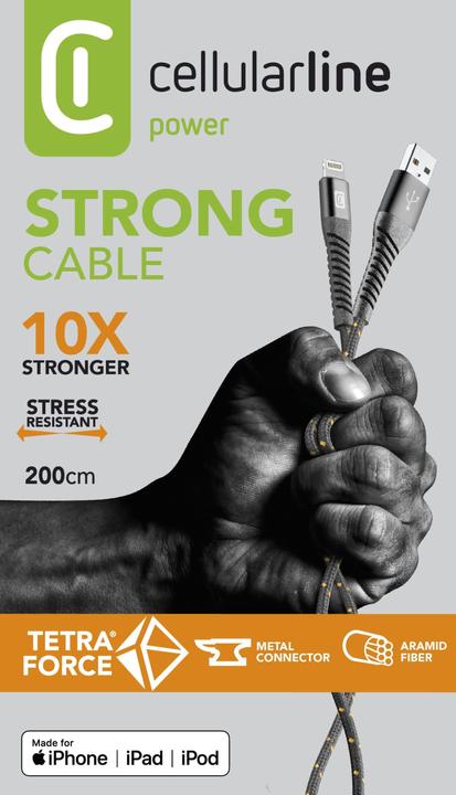 Produktbild Cellularline Extreme Cable XL (2 m, USB 2.0)