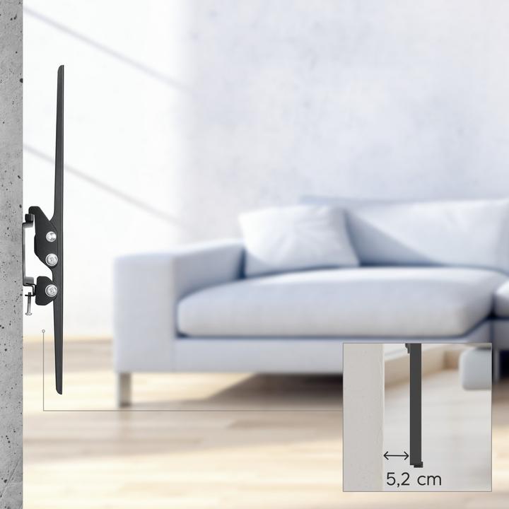 Immagine prodotto Hama Supporto a parete per TV, inclinabile, 191 cm (75") fino a 40 kg (Muro, 75", 40 kg)