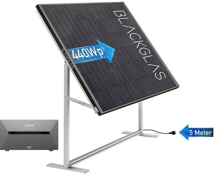Blackglas Solar system ECOstorage 440 W (440 W)