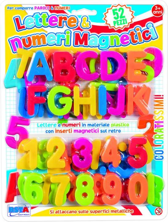 Actual product image Rs Toys Magnetic Letters And Numbers Blister