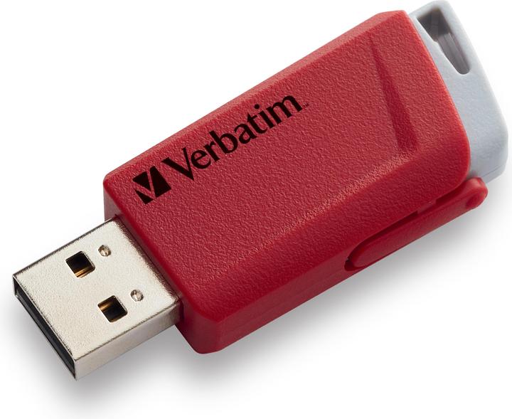 Productafbeelding Verbatim USB-stick 2x 32GB 3.2 Store'n Click Gen1 rood/blauw extern verkooppunt (32 GB, USB-A)
