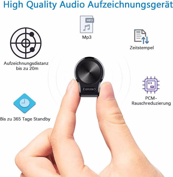 Image du produit Youhe Mini dictaphone (32 Go)