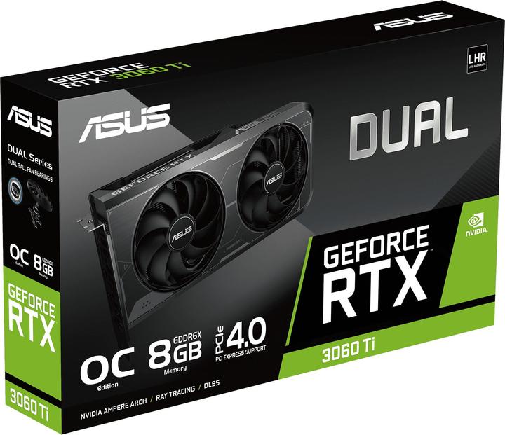 Produktbild ASUS GeForce DUAL RTX 3060 Ti OC EDITION 8GB GDDR6X (8 GB)