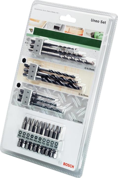 Image du produit Bosch Zubehör Set mixte SDS-Quick (6 mm, 8 mm, 4 mm)