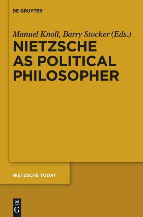 Produktbild Nietzsche as Political Philosopher (Englisch, Barry Stocker, Manuel Knoll, 2017)