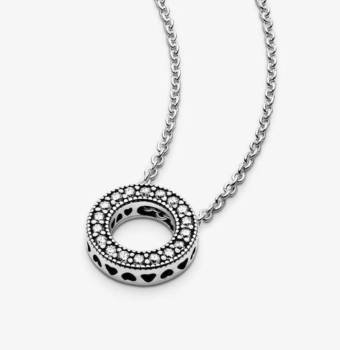 Actual product image Pandora Hearts of necklace (Silver, 45 cm)