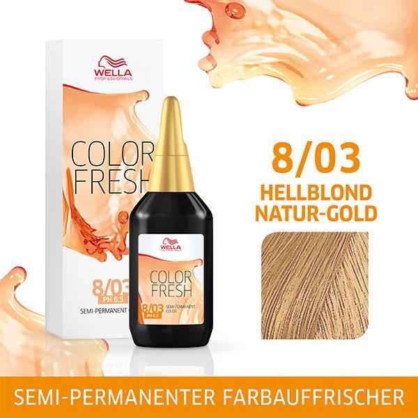 Image du produit Wella Color Fresh Acid (8/03 blond clair blond clair naturel-or)