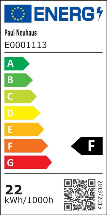 Energy Label Paul Neuhaus Q-Cora (2200 lm)