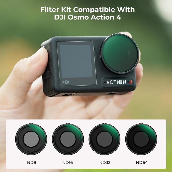 Immagine prodotto K&F Concept Kit filtri ND (8/16/32/64) (Osmo Azione 4)