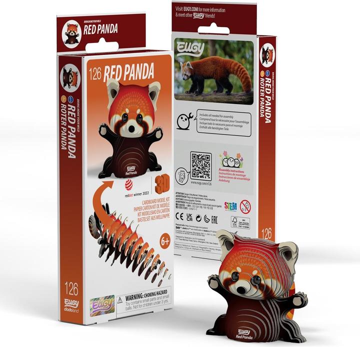Produktbild Carletto 3D Bastelset Roter Panda
