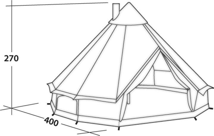 Actual product image Robens Klondike (Dome tent, 16.10 kg, 6 persons)