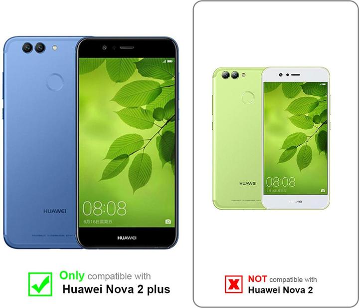 Actual product image Cadorabo Full screen display protection glass (1 Piece, Nova 2 Plus)