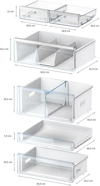 Immagine prodotto Bosch Hausgeräte BOSC Stand-Kühl-Gefrierkombination (526 l)