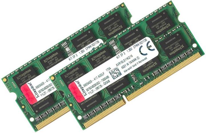 Actual product image Kingston ValueRAM (2 x 8GB, 1600 MHz, DDR3L-RAM, SO-DIMM)