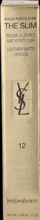 Actual product image Yves Saint Laurent Rouge Pur Couture The Slim (Nu Incongru 12)