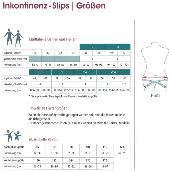 Produktbild Suprima Windelslip mit Klettverschluss für Damen & Herren (1 x, Large plus)