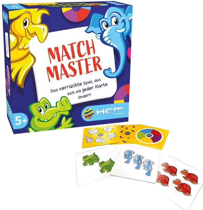 Actual product image HCM Kinzel HCM55163 - Match Master - Card game, 2-6 players, ages 5+ (DE edition) (German)