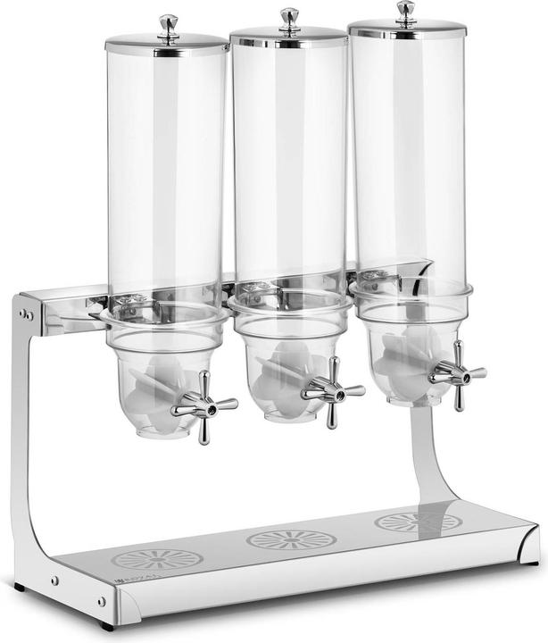 Produktbild Royal Catering Müslispender Cerealienspender Cornflakesspender Portionierer für Müsli 3 x 3,5 L (10.50 l)