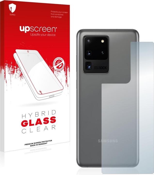 Immagine prodotto upscreen Scratch Shield Vetro (1 Pezzo/i, Samsung Galaxy S20 Ultra)
