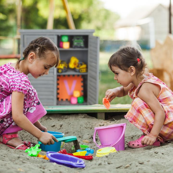 Actual product image Relaxdays Garden cabinet
