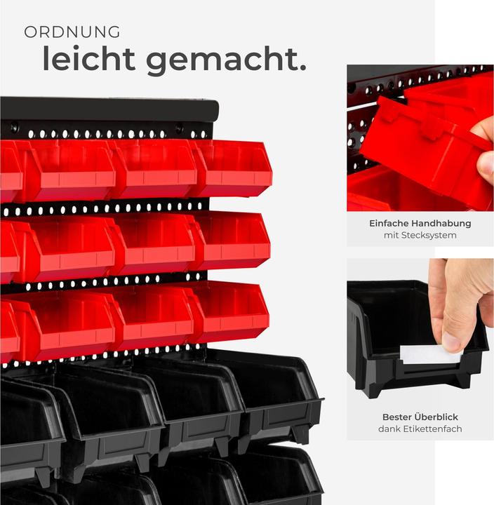 Image du produit tectake Kleinteilemagazin mit 30 Einschüben