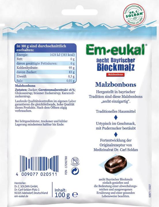 Immagine prodotto Soldan aecht Bayrischer Blockmalz (1 pz., 100 g)