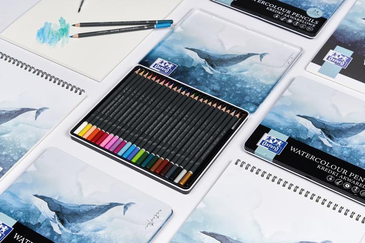 Image du produit Oxford Aquarellblock (A5, Blanc)