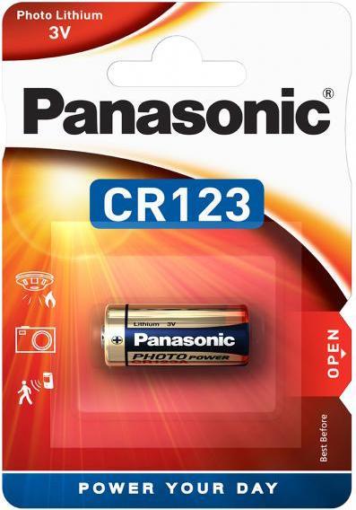Actual product image Panasonic Photo Lithium CR123 (100 pcs., CR123A)