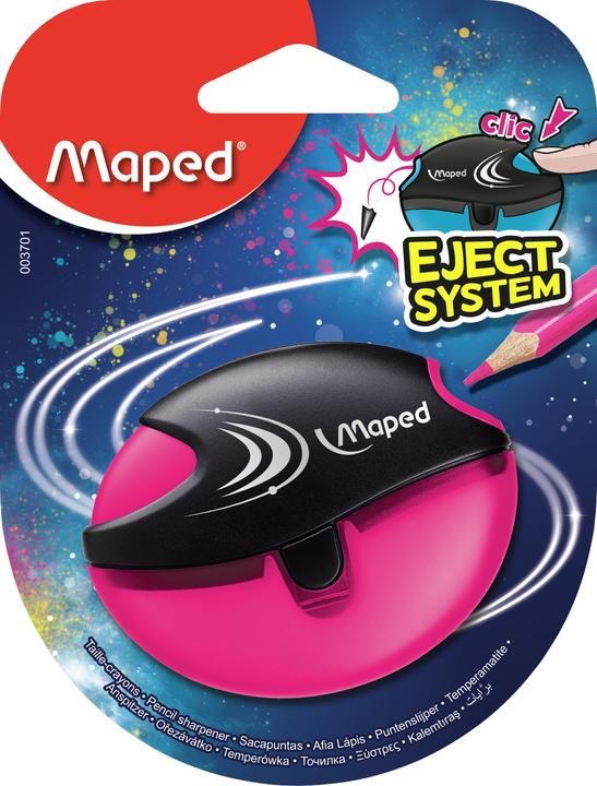 Image du produit Maped Taille-crayon Galactic, en plastique, couleurs assorties
