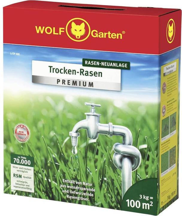 Produktbild Wolf-Garten Trocken Rasen L-TP 100 (Rasensamen)