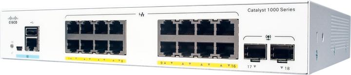 Image du produit Cisco PoE+ Switch C1000-16P-E-2G-L 16 Port (16 Ports)