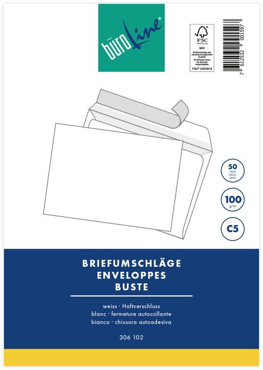 Actual product image BüroLine Envelope (C5, 10 x)
