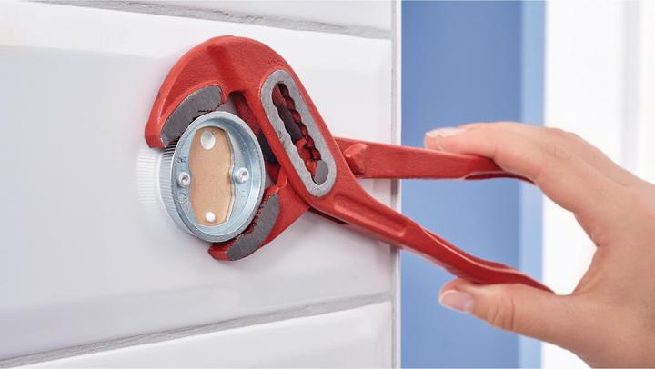 Immagine prodotto tesa Portasciugamani da bagno HUKK con due bracci con soluzione adesiva senza forare