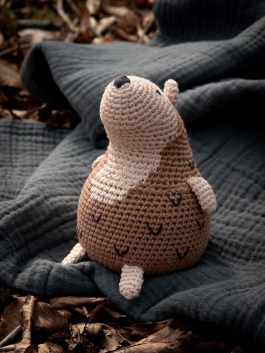 Produktbild Sebra Häkel-Stehaufmännchen, Drache (13 cm)