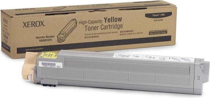 Actual product image Xerox 106R01079 toner yellow 18,000 pages Yellow Phaser 7400 (Y)