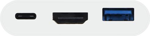 Produktbild Macally USB-C zu HDMI 4K - Multiport Adatper (USB-C, 3 Ports)