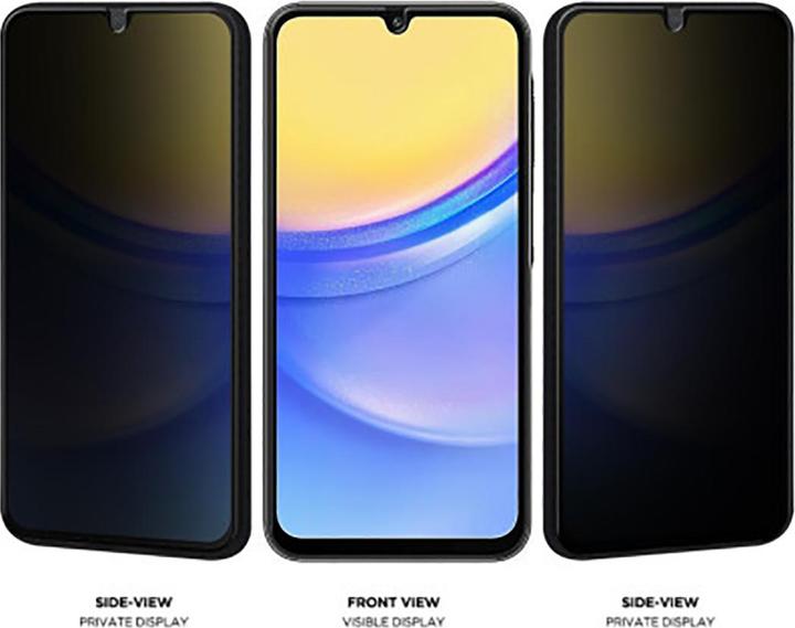 Actual product image Eiger Privacy Sichtschutz-Glas Standard Fit Mountain Glass Black (1 Piece, Samsung Galaxy A16 5G)